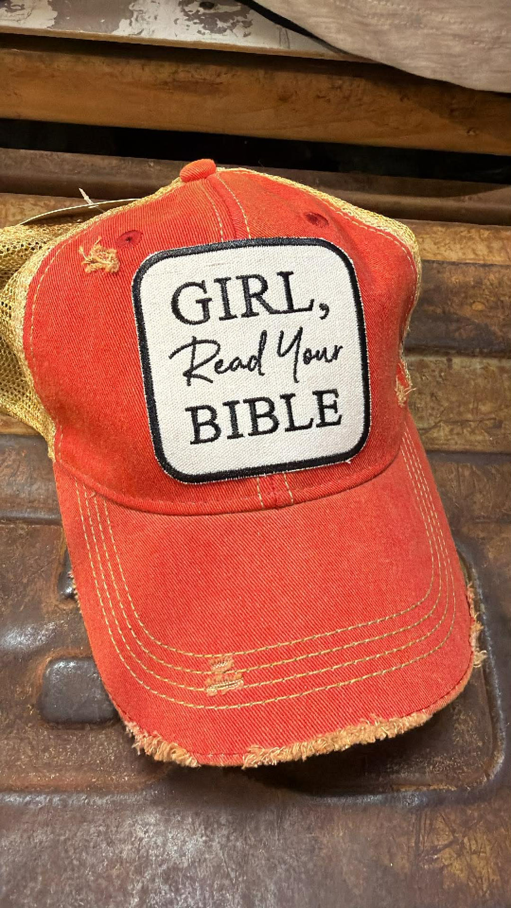 Ball Cap - Girl Read Your Bible