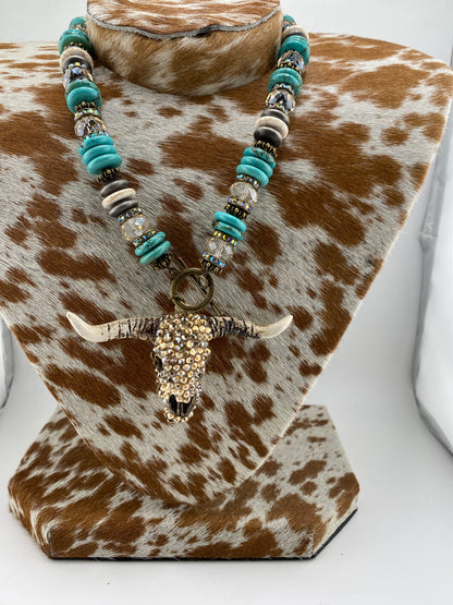 Rhinestone Renegade Necklace FINAL SALE