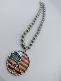 Peace Americana Necklace FINAL SALE