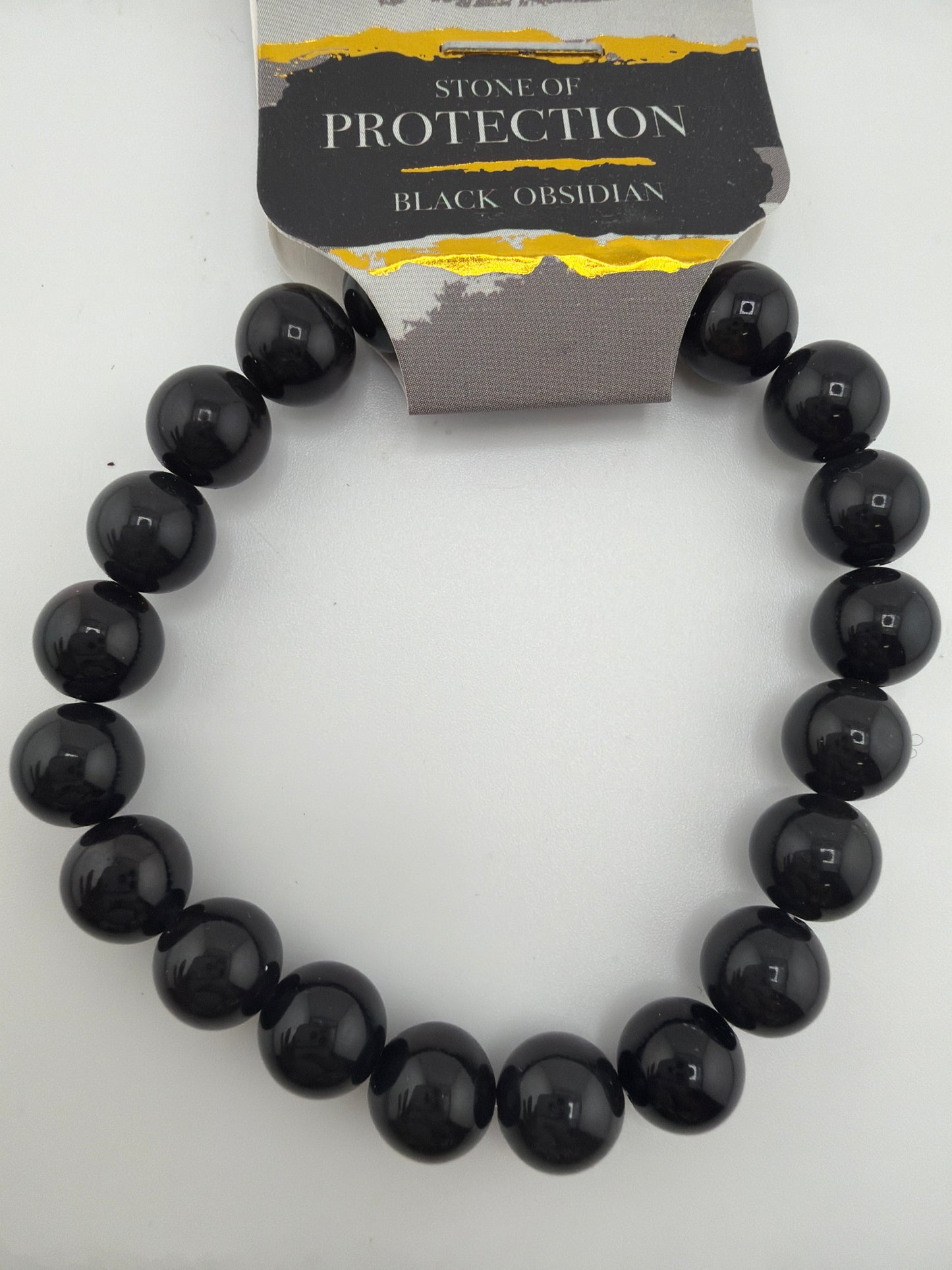 Gemstone Energy Bead Stretch Bracelets 8mm
