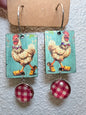 Fancy Cluckers Earrrings - Final Sale