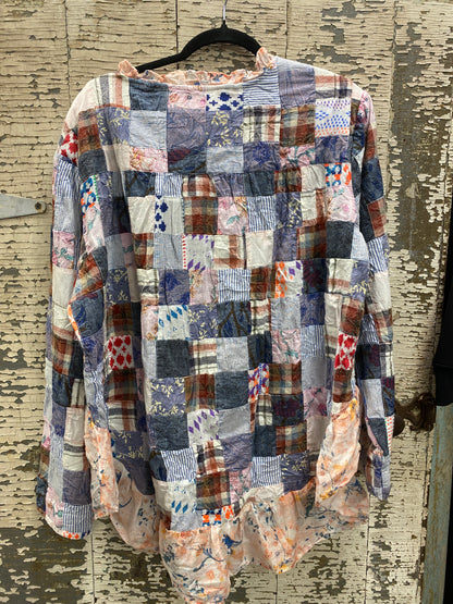 Patchwork High Low Top