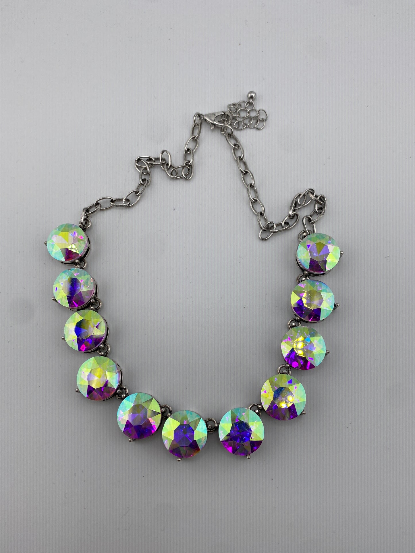 Round Stone Bling Necklace FINAL SALE