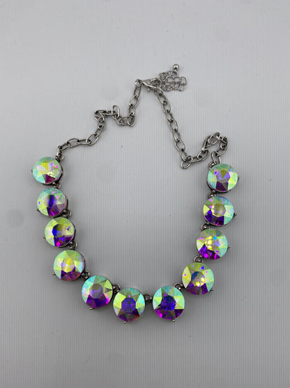 Round Stone Bling Necklace FINAL SALE