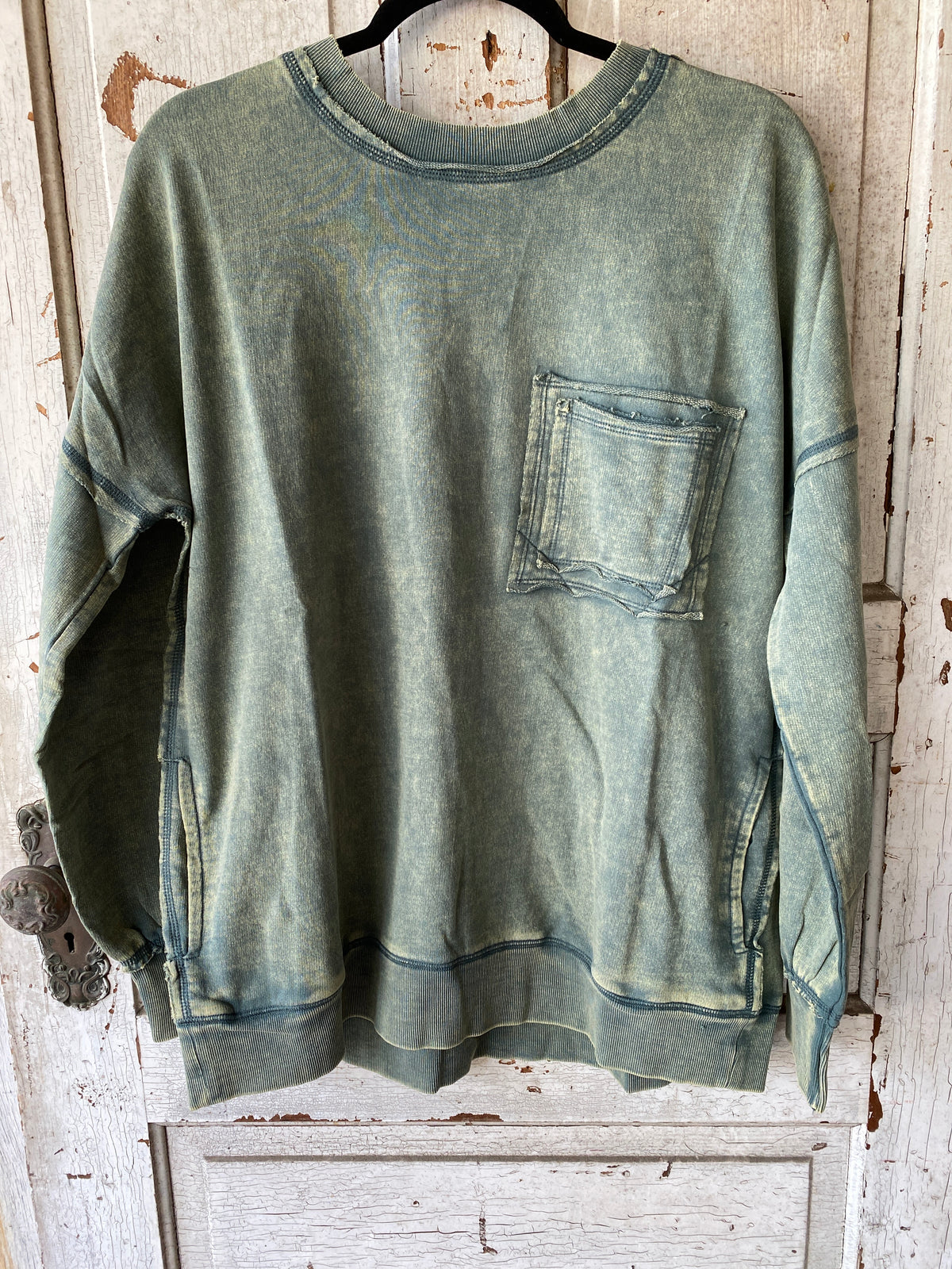 Mineral Washed Crewneck Sweatshirt