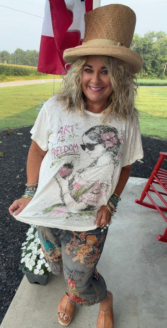 Worn and Weathered Tee - Art
