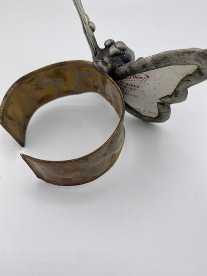Butterfly Cuff - Blue 1 FINAL SALE