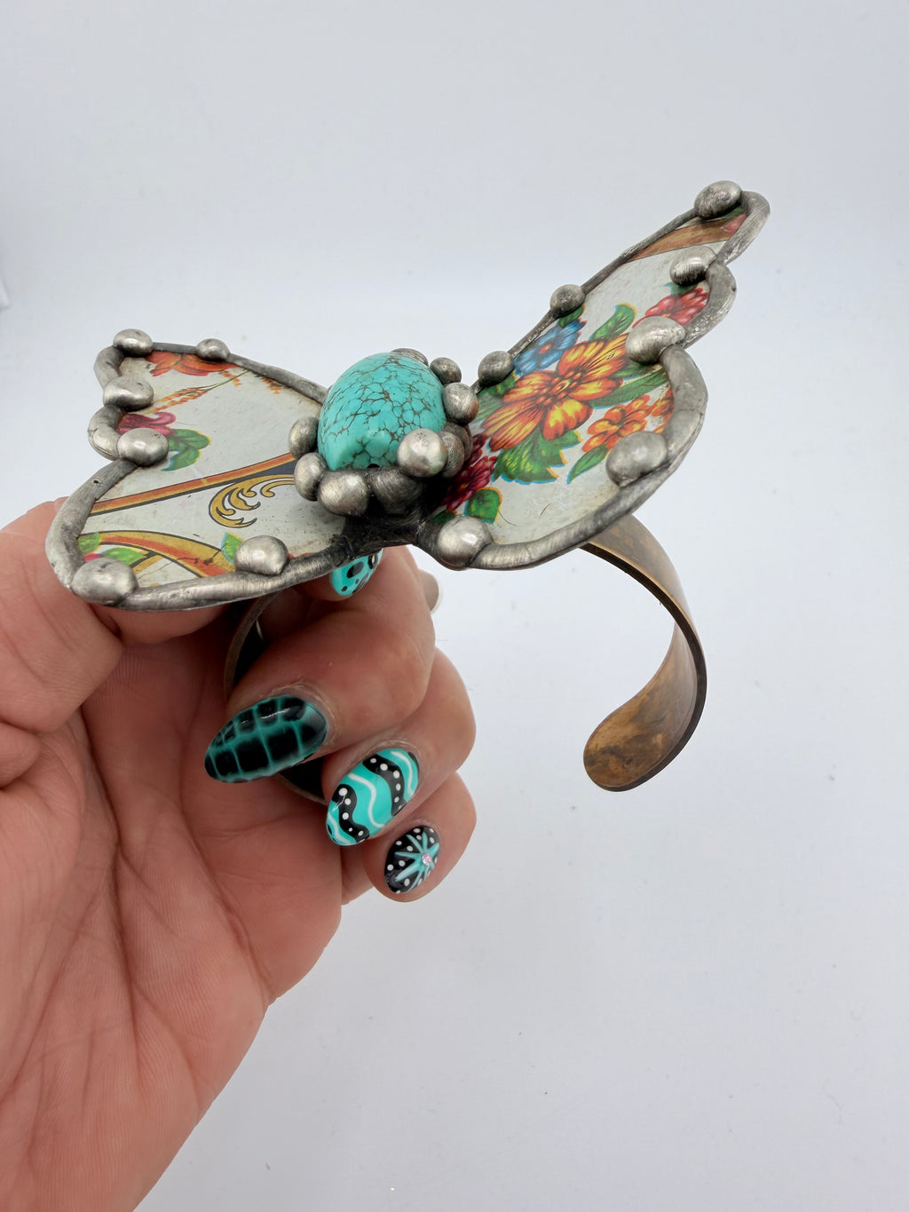 Gypsy Garden Butterfly Cuff FINAL SALE