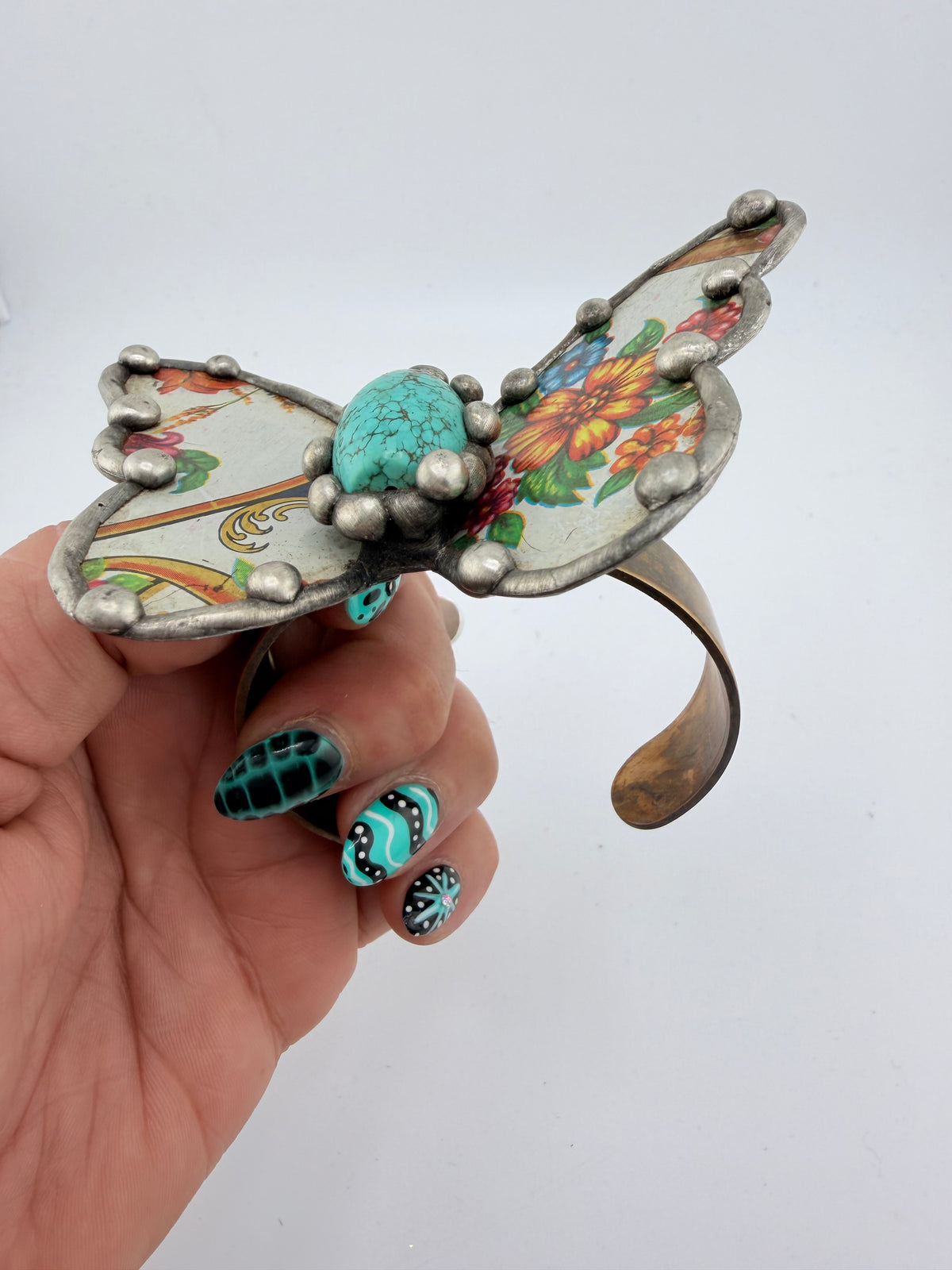 Gypsy Garden Butterfly Cuff FINAL SALE