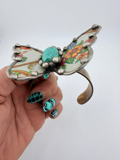 Gypsy Garden Butterfly Cuff FINAL SALE