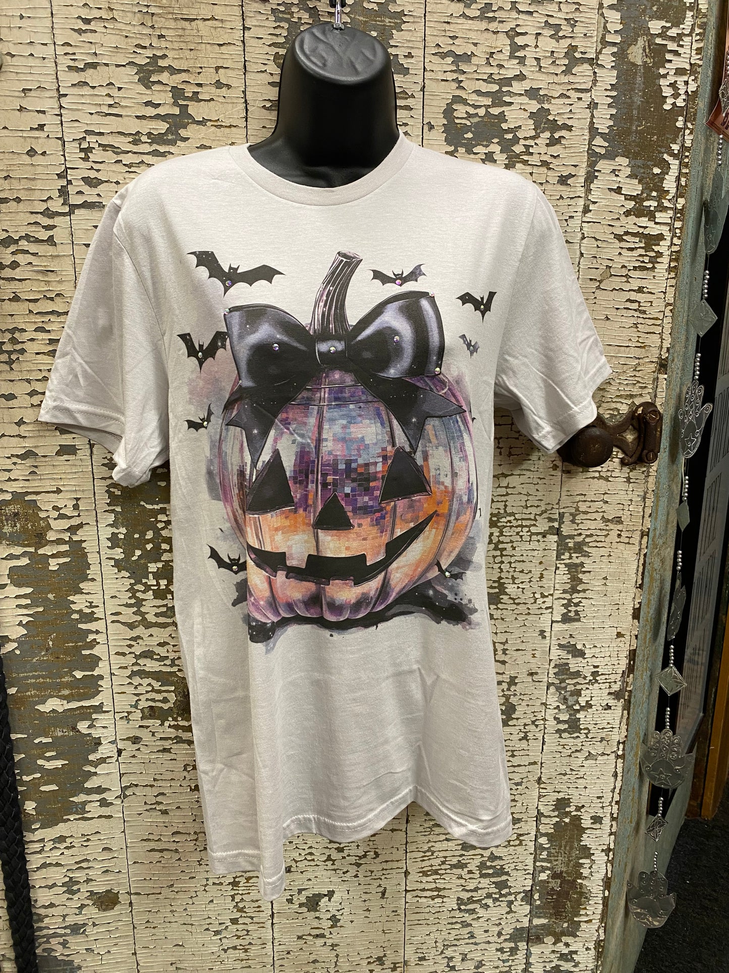 Black Disco Bow Disco Pumpkin - T shirt