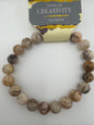 Gemstone Energy Bead Stretch Bracelets 8mm
