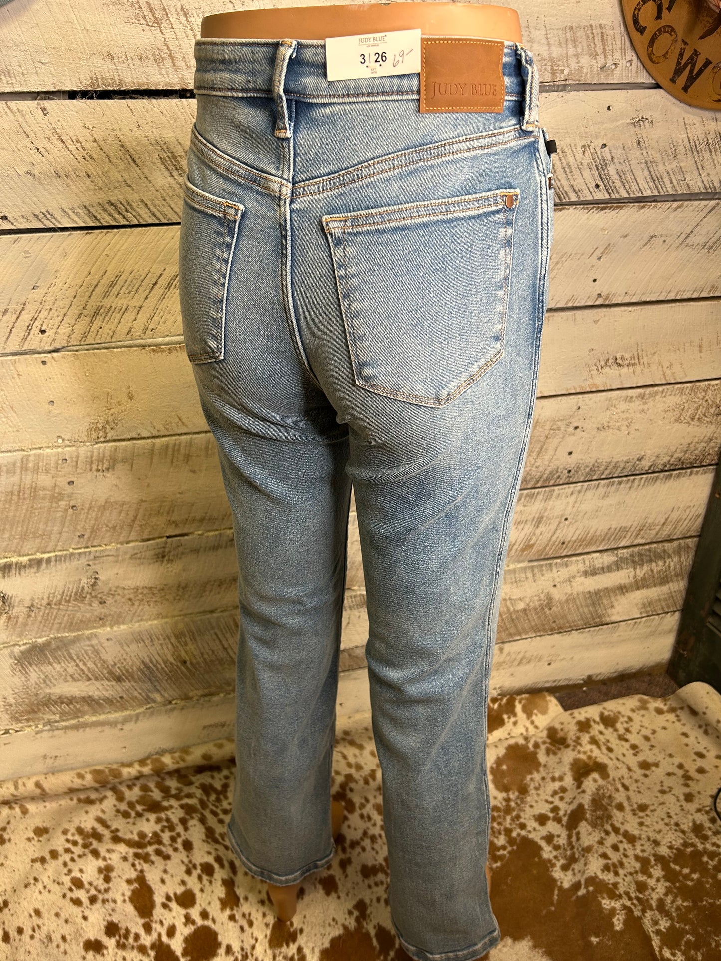 High Waist Vintage Straight Jean