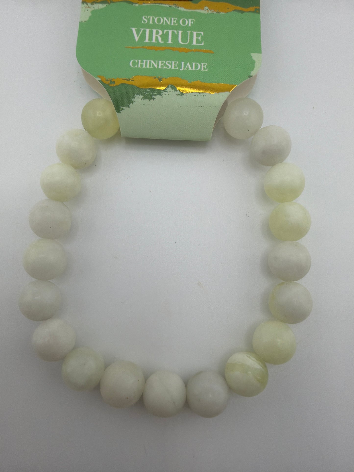 Gemstone Energy Bead Stretch Bracelets 8mm