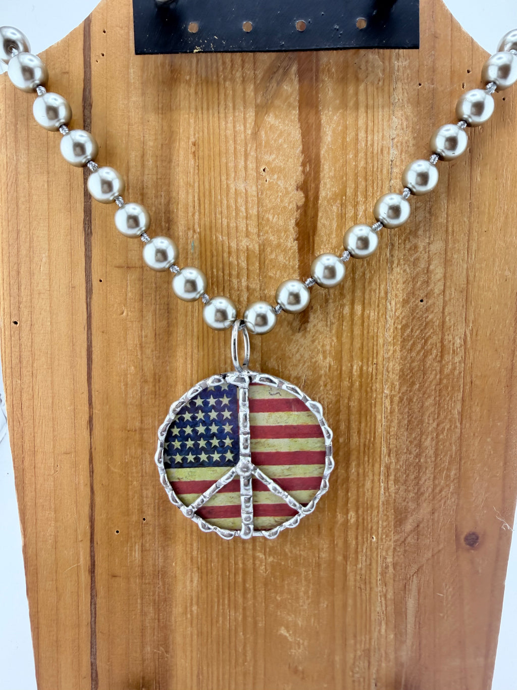 Peace Americana Necklace FINAL SALE