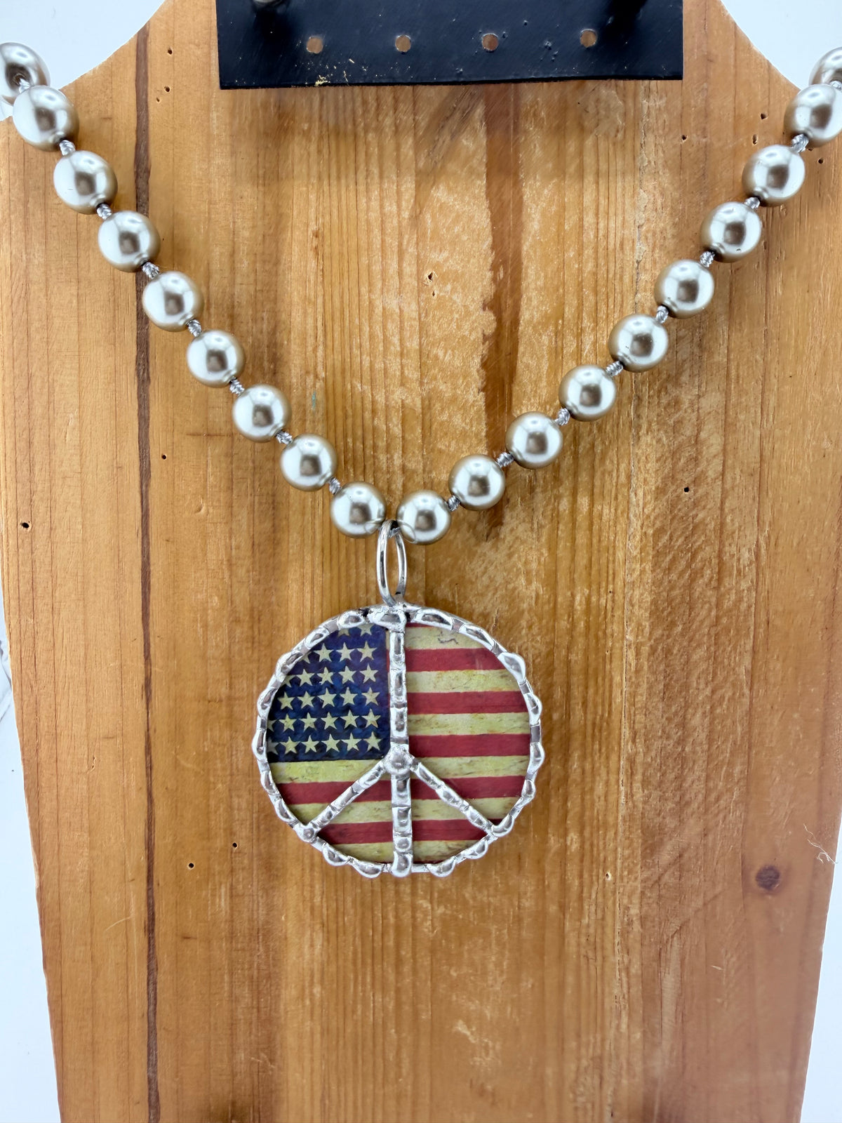 Peace Americana Necklace FINAL SALE