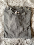 Mineral Washed Crewneck Sweatshirt - Plus Size