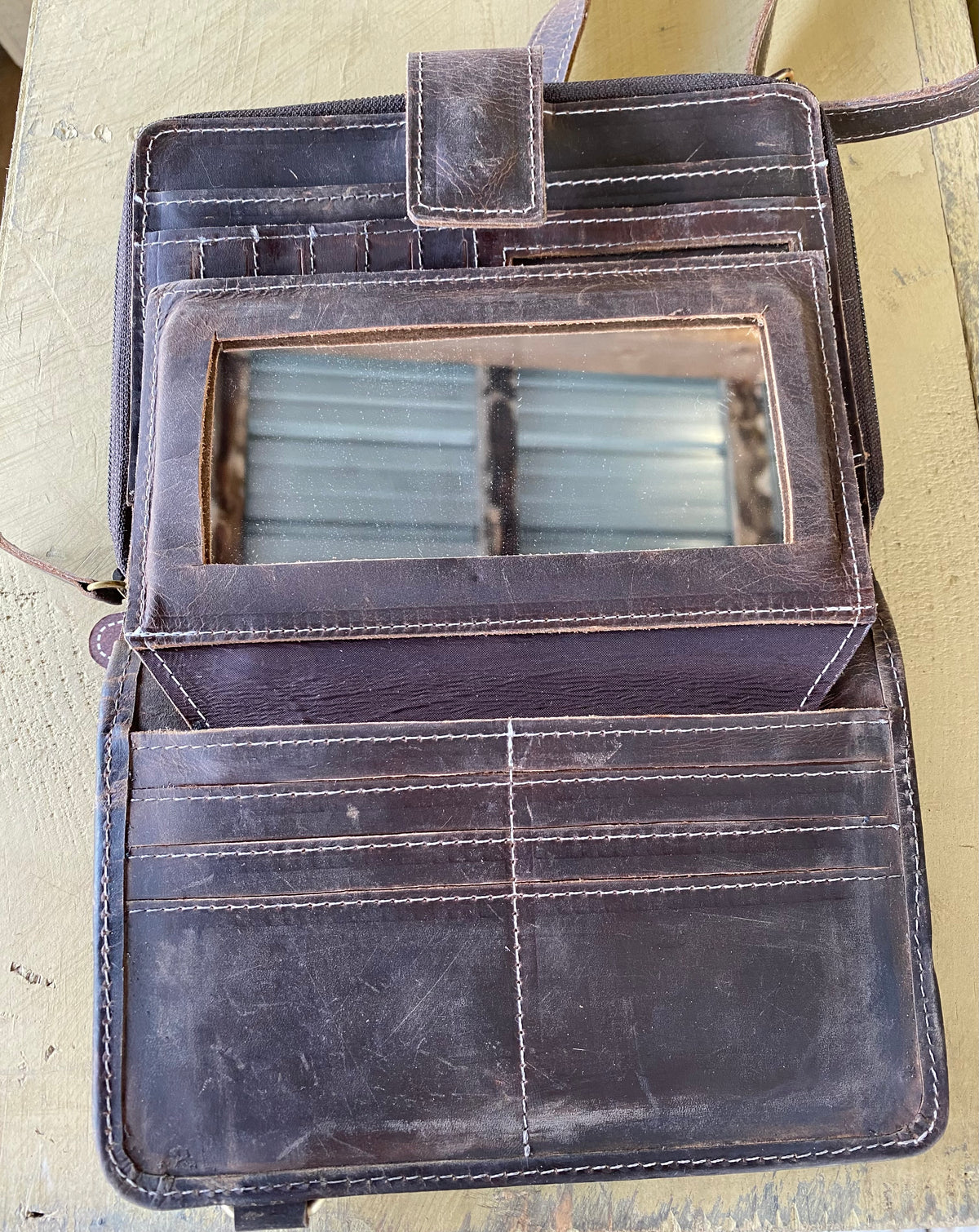 Mirror Crossbody Wallet