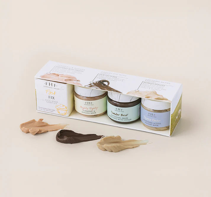 FarmHouse Fresh Fast Fix Face Mask Sampler tighten, calm & glow