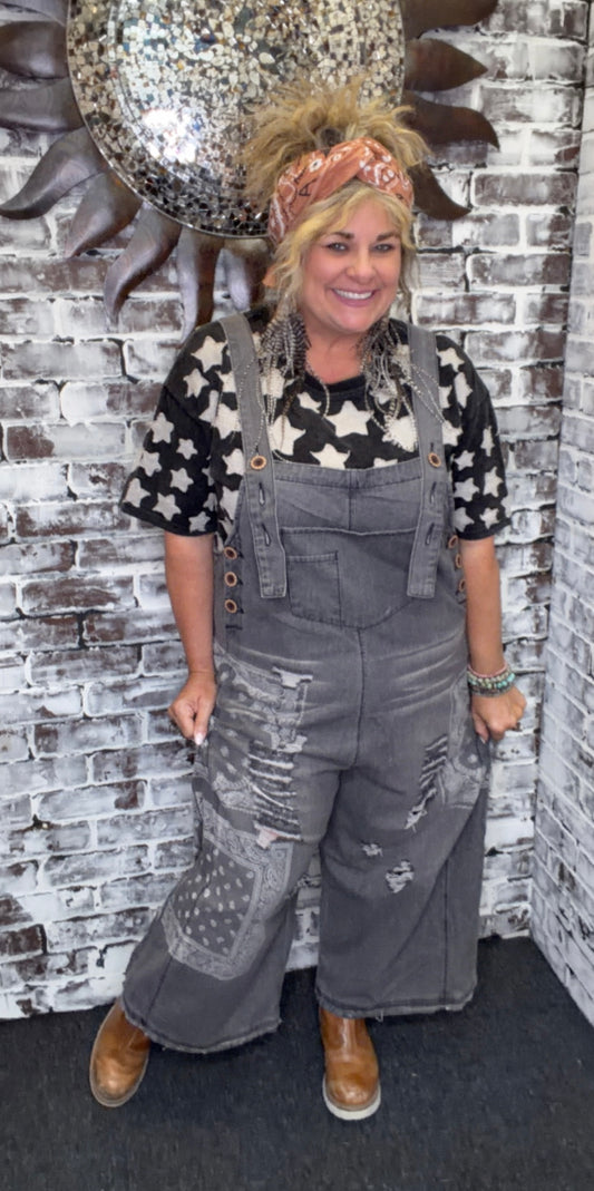 Bandana Bib overalls