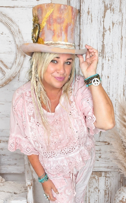 Softly Worn Eyelet Top