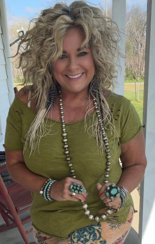 Dusty Plains Navajo Pearl Necklace