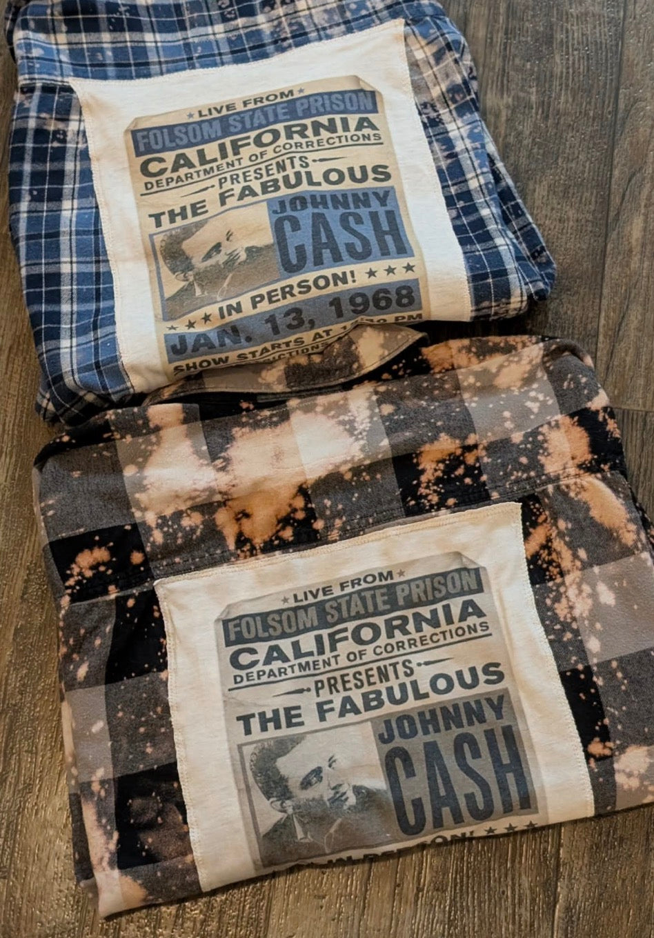 Distressed FLannel - Cash