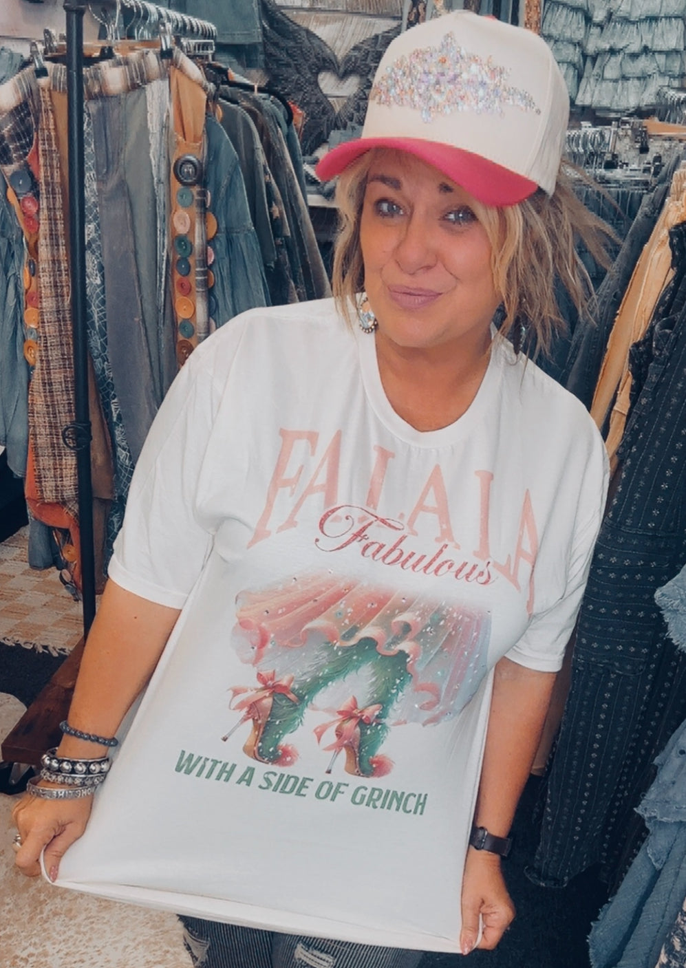 Falala Fabulous Grinch Tshirt