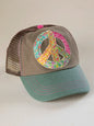 Canvas Trucker Hat - Peace