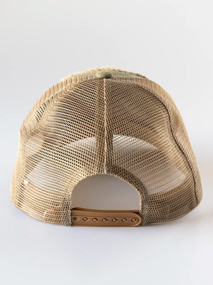Granny Square Trucker Hat
