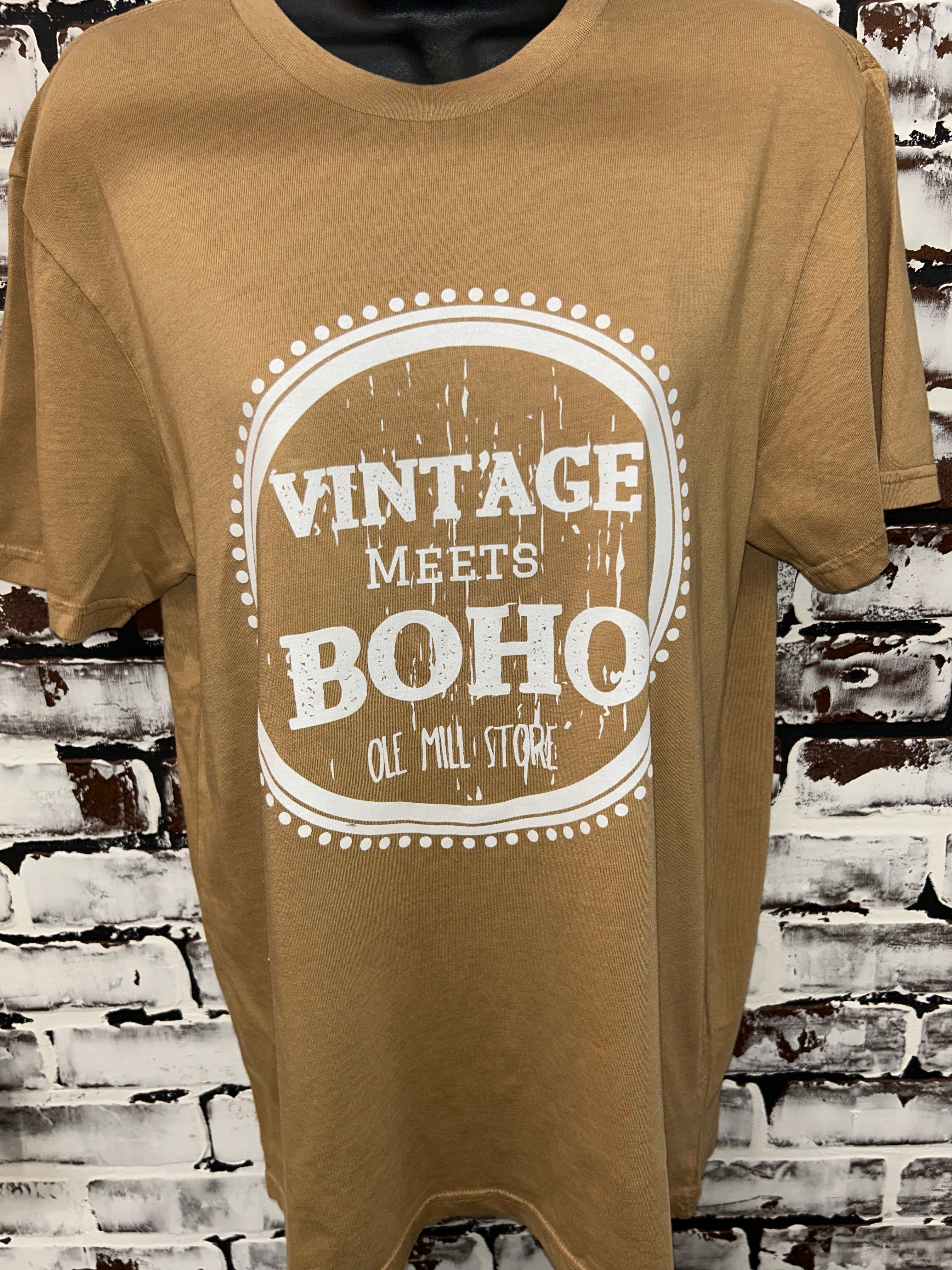 Vintage Meets Boho T-Shirts