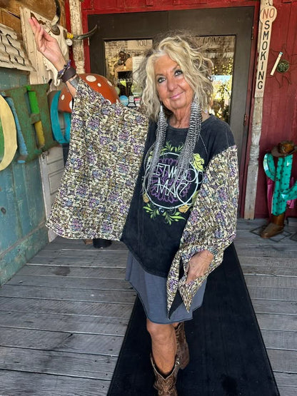 Fleetwood Mac poncho top