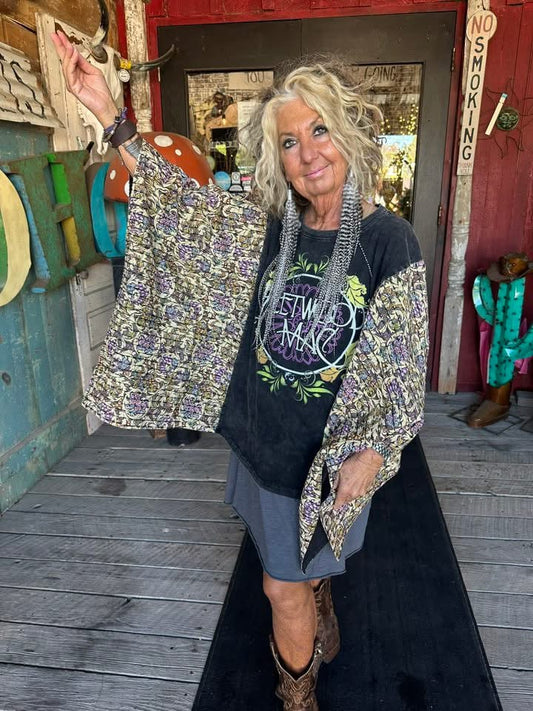 Fleetwood Mac poncho top