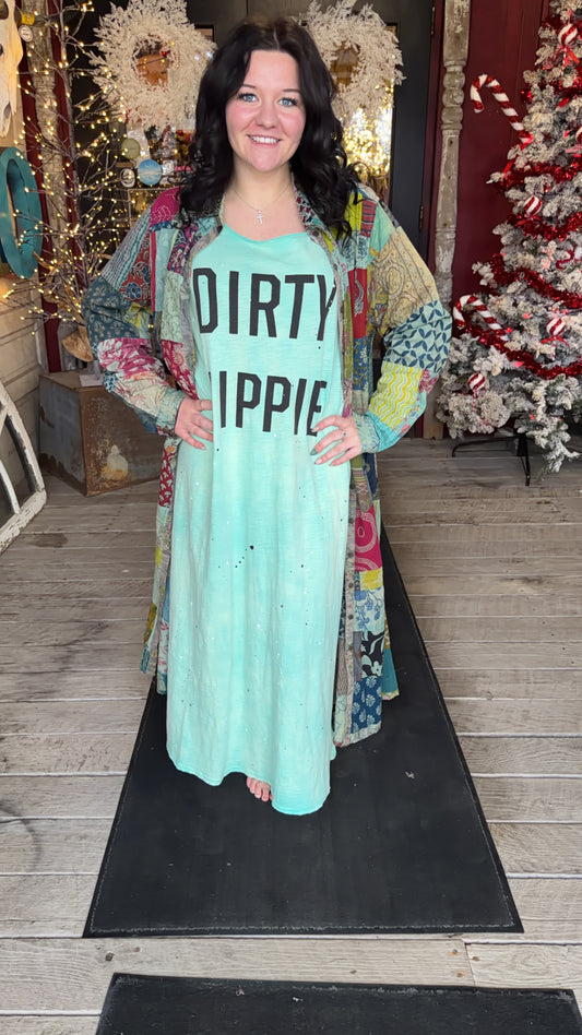 Patchwork Sunrise Duster