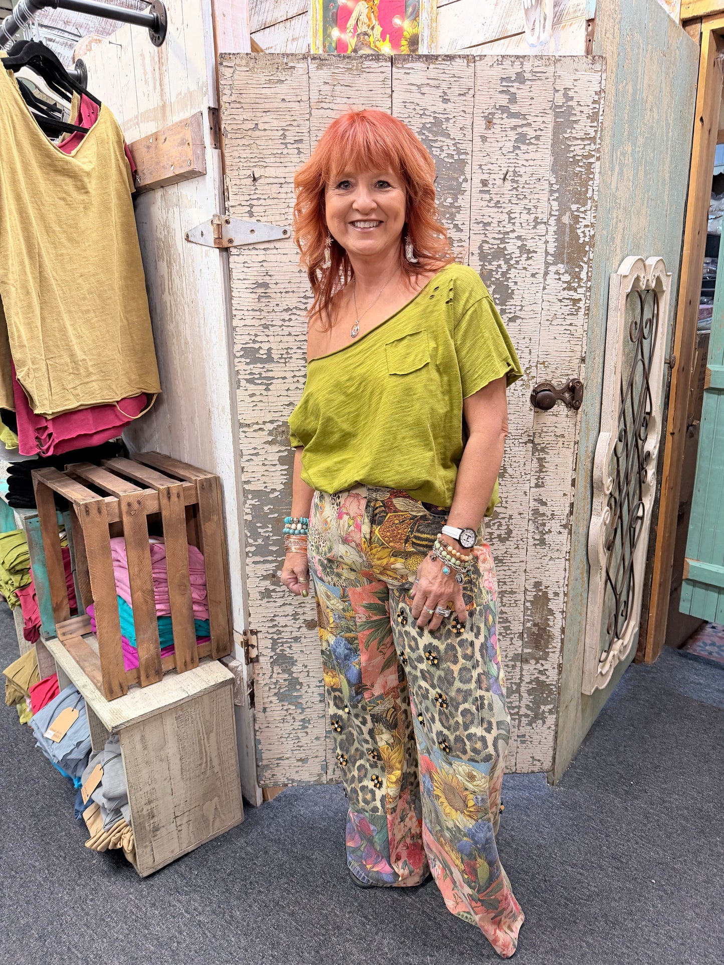 Leopard Garden Pants