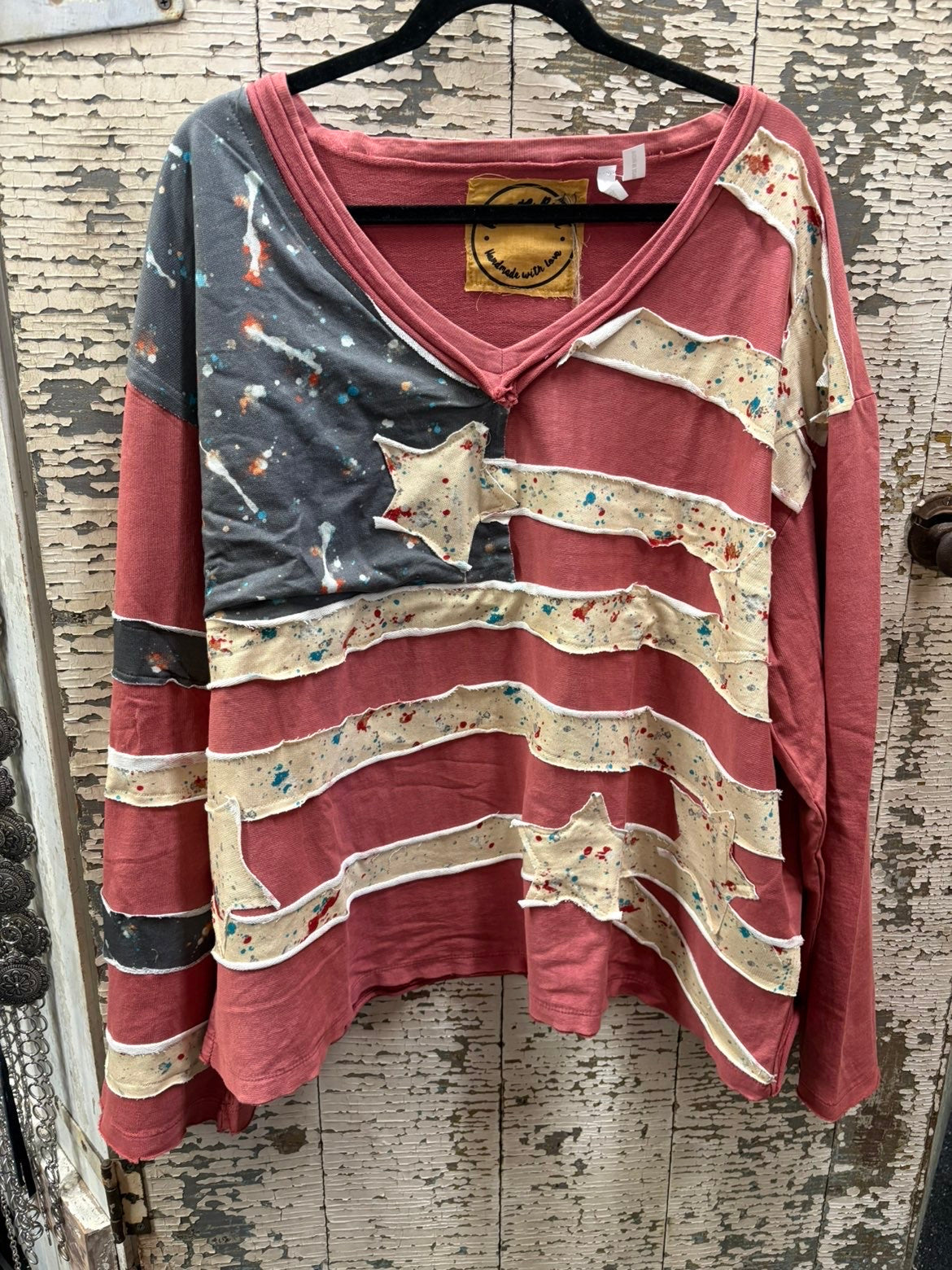 Stars And Sweethearts V-neck Top