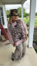 Dance with the Moon Sweatshirt - Peace Plum