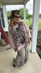 Dance with the Moon Sweatshirt - Peace Plum