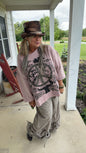 BACK IN STOCK !!!!Dance with the Moon Sweatshirt - Peace Plum