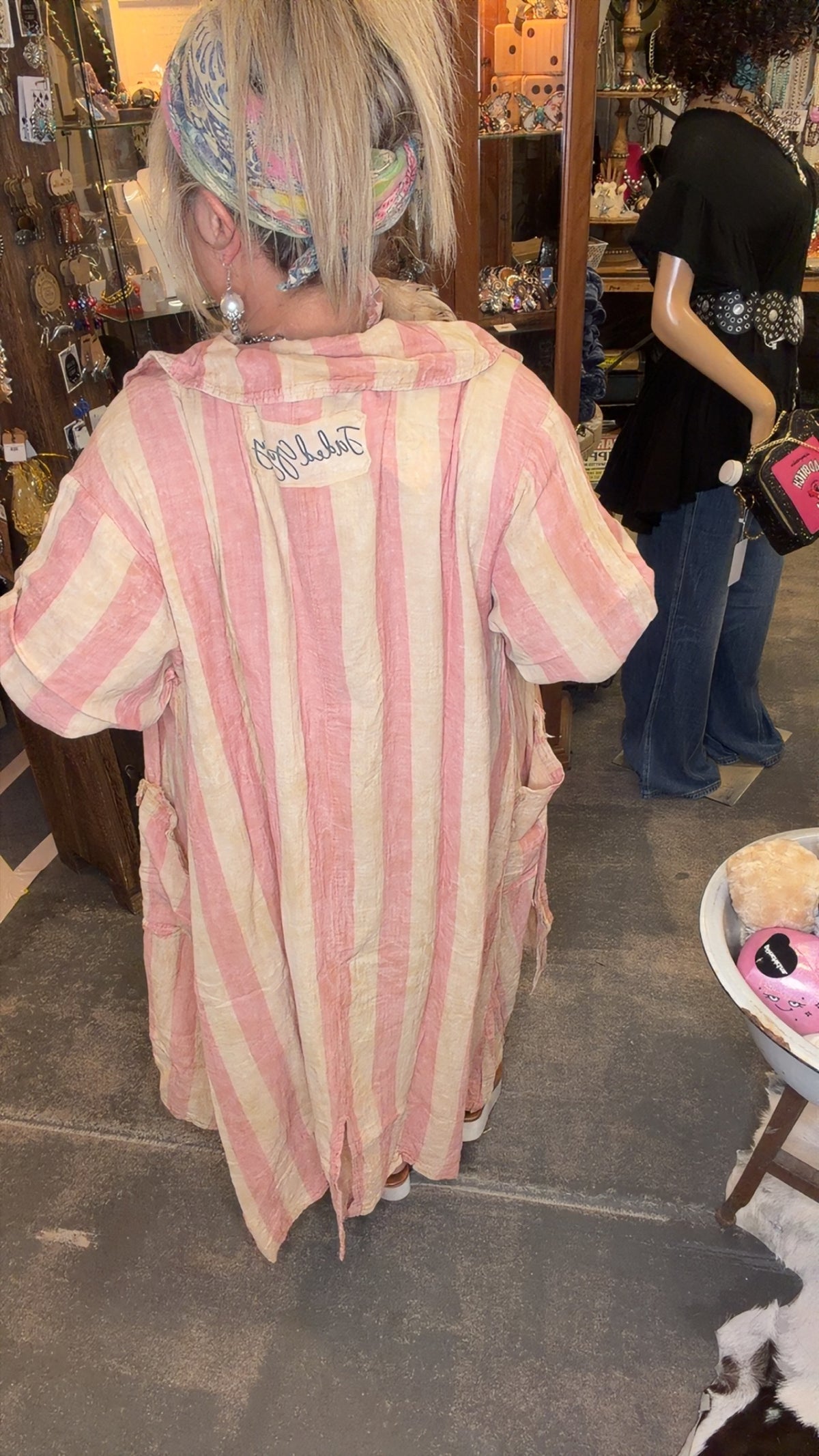 Dreamline Duster, Bubblegum Pink