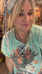 Chunky Crystal Butterfly Necklace FINALSALE