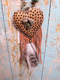 Leopard Heart Turquoise Necklace