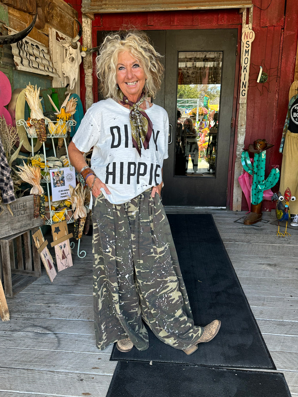 Mineral Washed Camo Pants