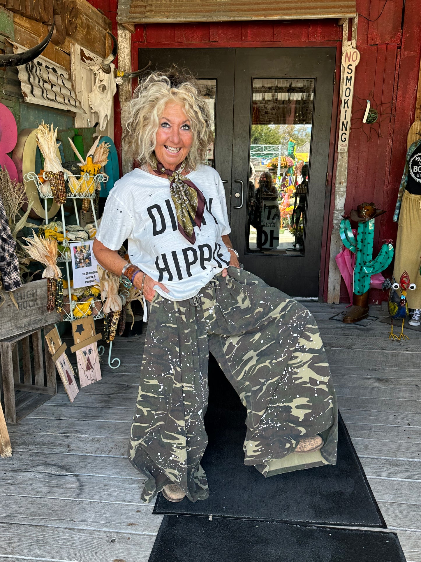 Mineral Washed Camo Pants