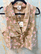 Spellbound Vest - Chocolate Floral
