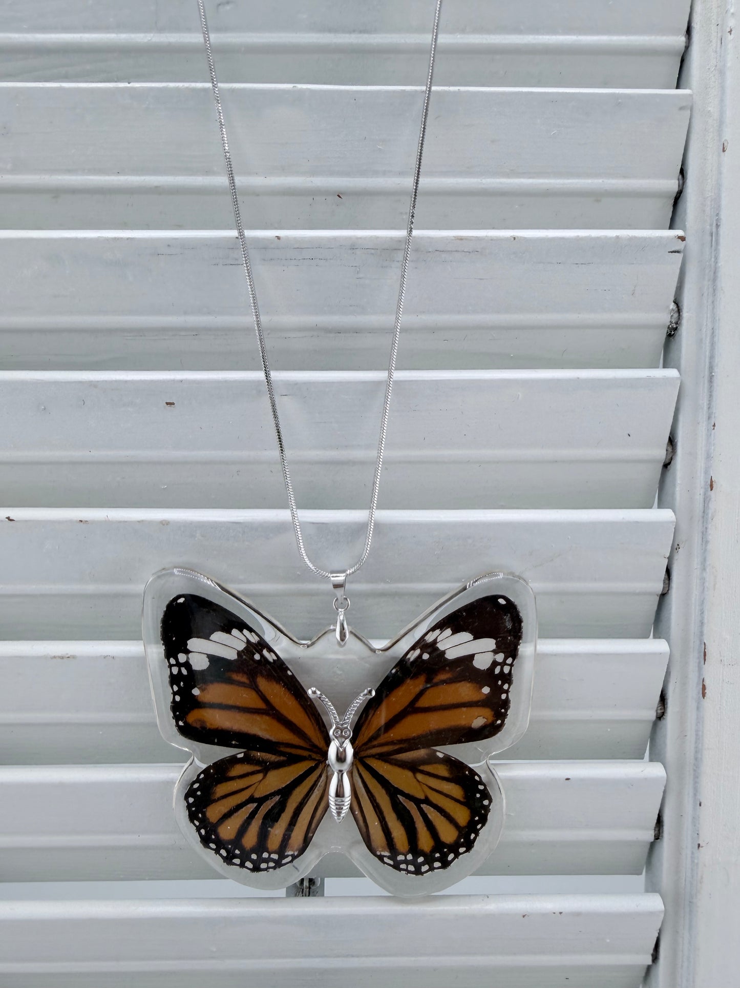 Butterfly Necklace - Monarch