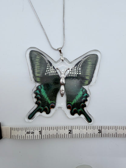 Butterfly Necklace - Alpine Black Swallowtail