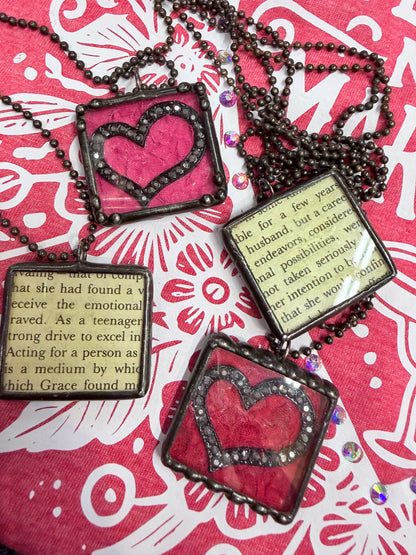 Crimson Keepsake Necklace