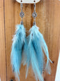 Blue Crystal Feather Earring FINAL SALE