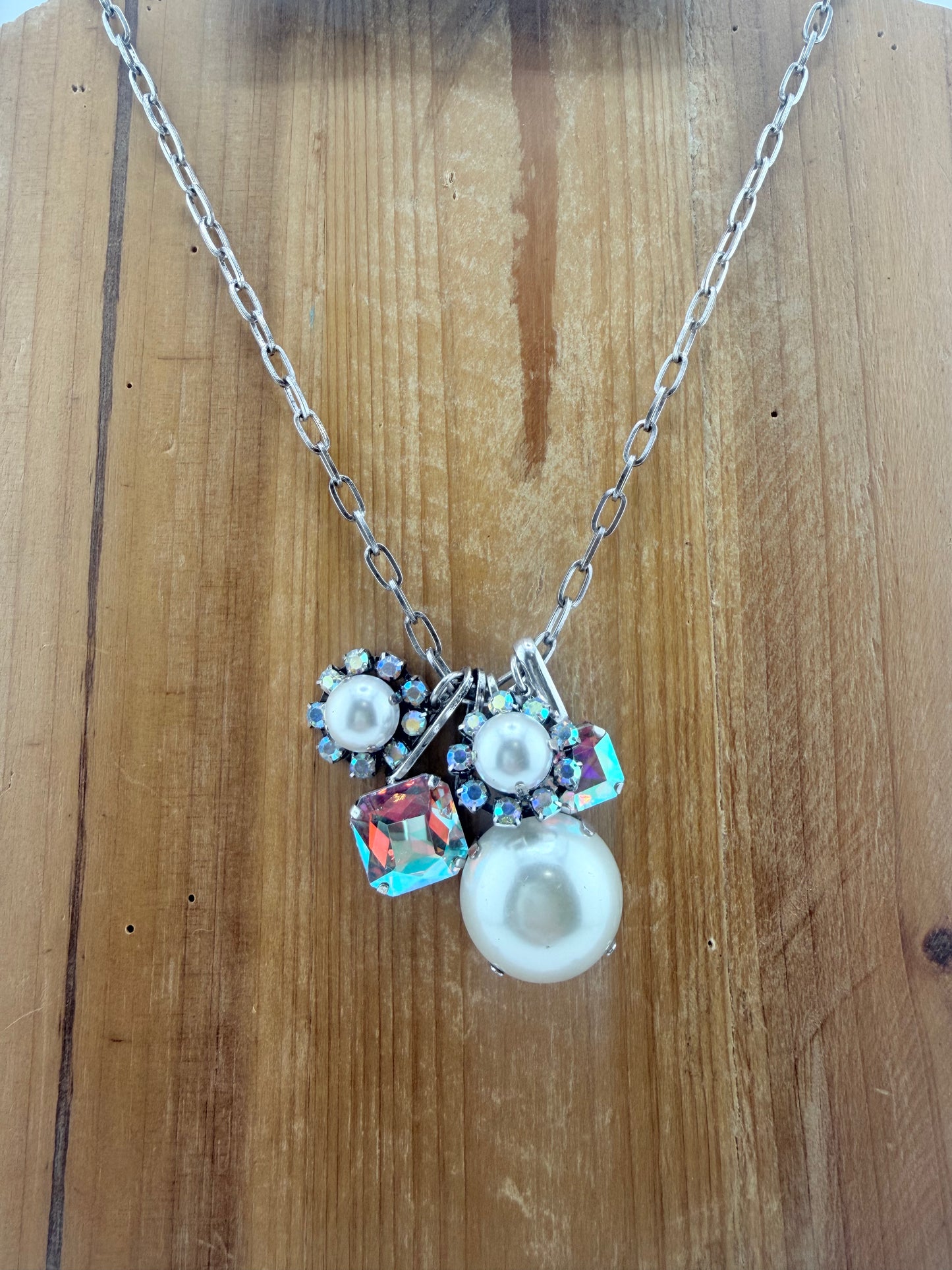 Dazzle Me Necklace Pearl FINAL SALE